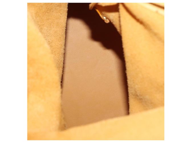 LOEWE Shoulder Bag Leather Beige Gold - vista 11