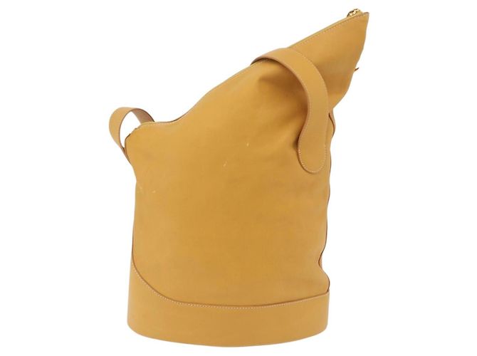 LOEWE Shoulder Bag Leather Beige Gold - vista 2