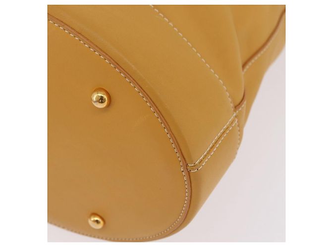 LOEWE Shoulder Bag Leather Beige Gold - vista 20