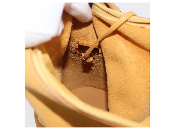 LOEWE Shoulder Bag Leather Beige Gold - vista 24