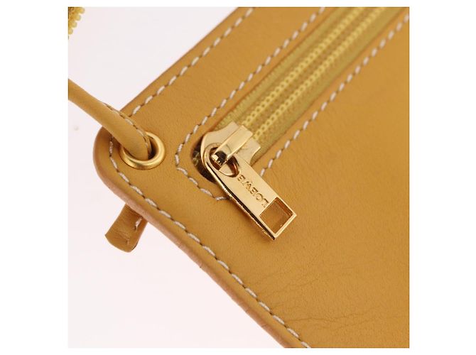 LOEWE Shoulder Bag Leather Beige Gold - vista 28