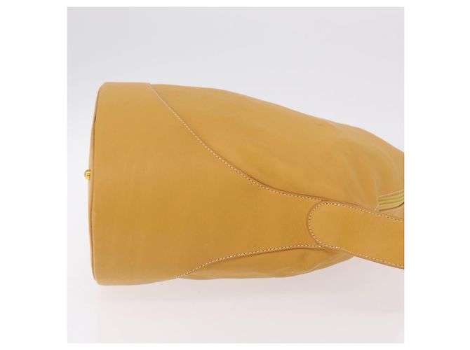LOEWE Shoulder Bag Leather Beige Gold - vista 4
