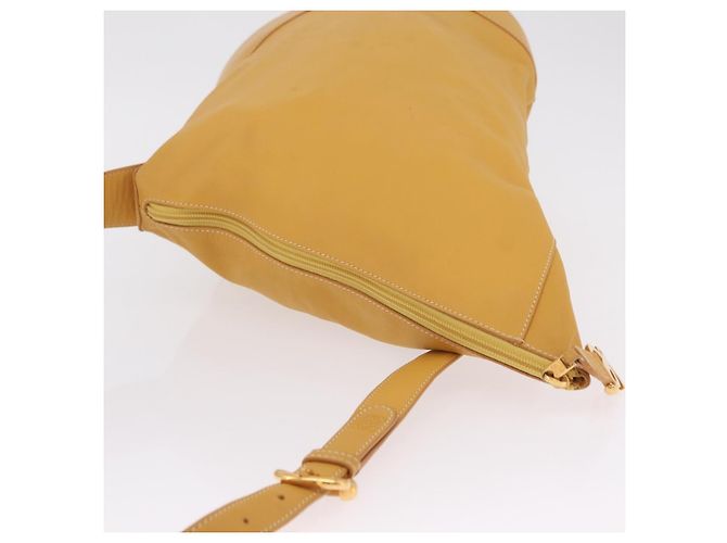 LOEWE Shoulder Bag Leather Beige Gold - vista 7