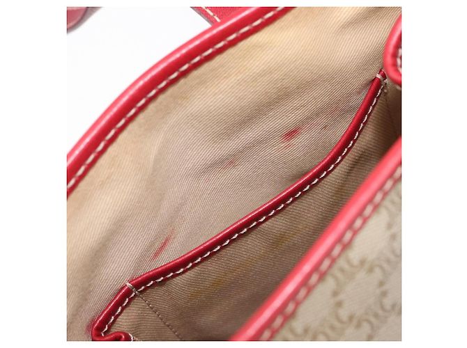 Céline CELINE Macadam Canvas Tote Bag PVC Beige Gold - vista 11