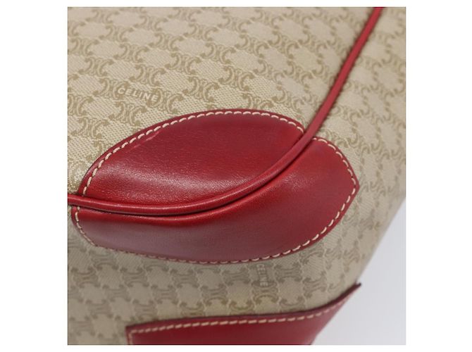Céline CELINE Macadam Canvas Tote Bag PVC Beige Gold - vista 9