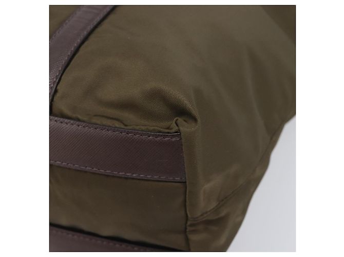 PRADA Tote Bag Nylon Green Gold - vista 15