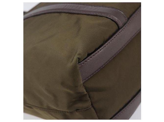 PRADA Tote Bag Nylon Green Gold - vista 18