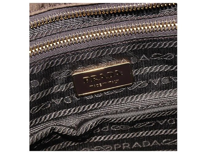 PRADA Tote Bag Nylon Green Gold - vista 22