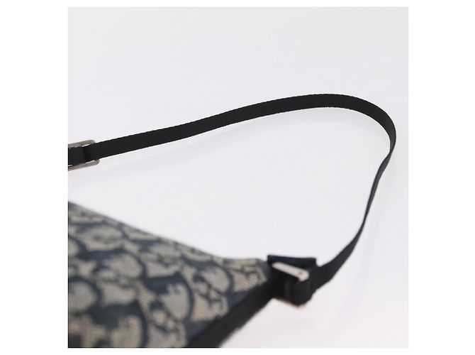 Christian Dior Trotter Canvas Accessory Pouch Navy Silver - vista 14