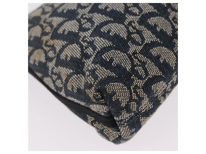 Christian Dior Trotter Canvas Accessory Pouch Navy Silver - vista 17