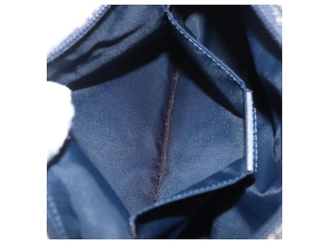 Christian Dior Trotter Canvas Accessory Pouch Navy Silver - vista 22