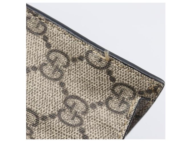 GUCCI GG Supreme Hand Bag PVC Beige Silver 456217 - vista 10