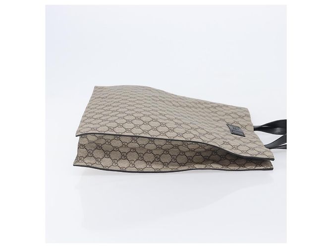 GUCCI GG Supreme Hand Bag PVC Beige Silver 456217 - vista 3