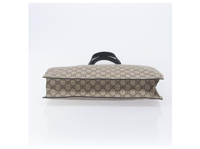 GUCCI GG Supreme Hand Bag PVC Beige Silver 456217 - vista 5