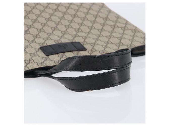 GUCCI GG Supreme Hand Bag PVC Beige Silver 456217 - vista 7