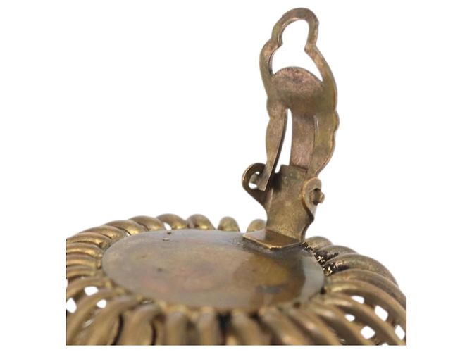 CHANEL Earring metal Gold Tone CC - vista 12