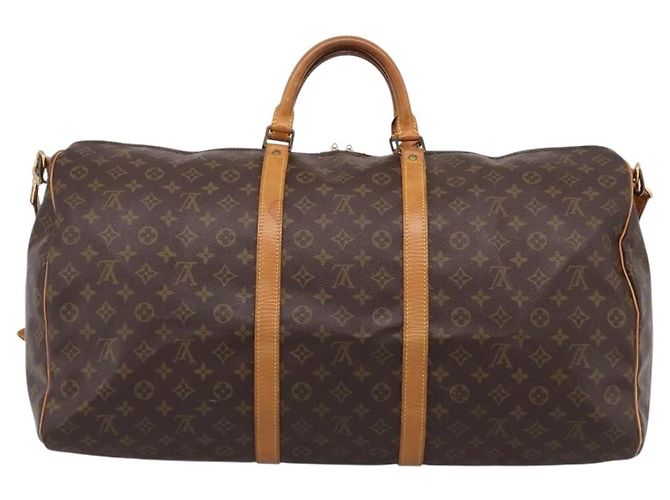 LOUIS VUITTON Monogram Keepall Bandouliere 60 Boston Bag M41412 LV - vista 2