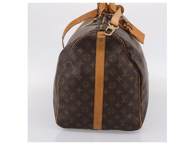 LOUIS VUITTON Monogram Keepall Bandouliere 60 Boston Bag M41412 LV - vista 3