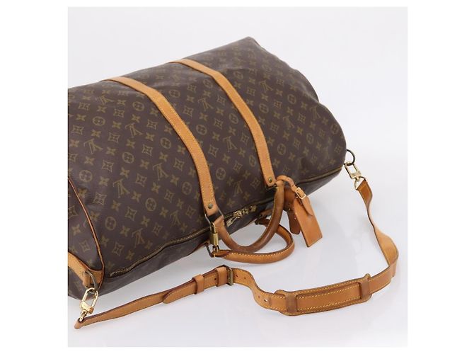 LOUIS VUITTON Monogram Keepall Bandouliere 60 Boston Bag M41412 LV - vista 9
