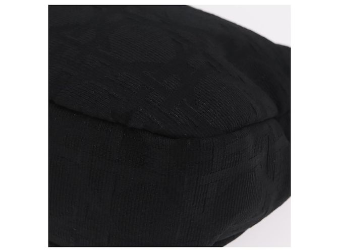 Christian Dior Canage Shoulder Bag Canvas Black Gold - vista 14