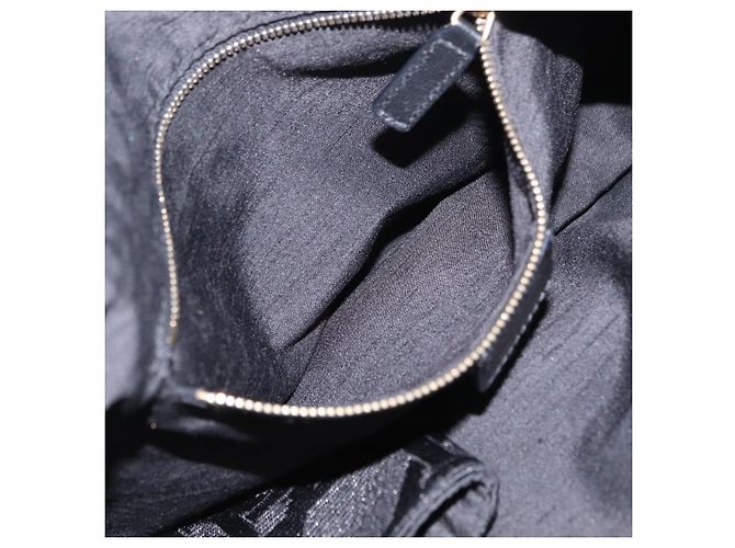 Christian Dior Canage Shoulder Bag Canvas Black Gold - vista 21