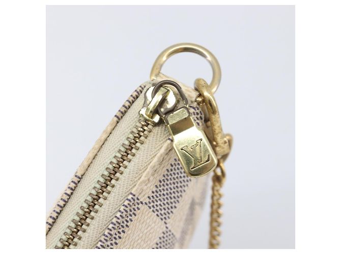 LOUIS VUITTON Damier Azur Mini Pochette Accessoires Pouch N63005 LV - vista 10
