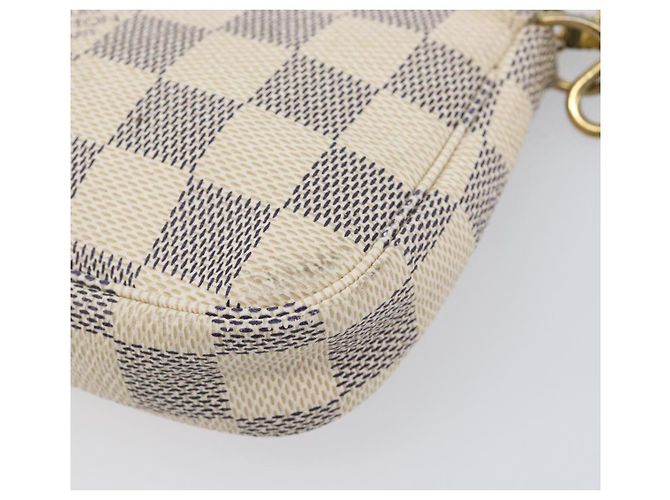 LOUIS VUITTON Damier Azur Mini Pochette Accessoires Pouch N63005 LV - vista 16
