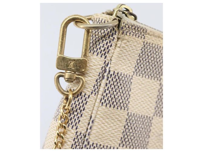LOUIS VUITTON Damier Azur Mini Pochette Accessoires Pouch N63005 LV - vista 18