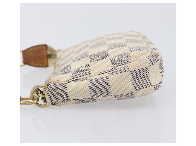 LOUIS VUITTON Damier Azur Mini Pochette Accessoires Pouch N63005 LV - vista 4