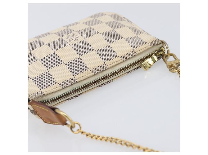 LOUIS VUITTON Damier Azur Mini Pochette Accessoires Pouch N63005 LV - vista 6