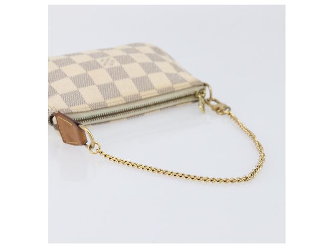 LOUIS VUITTON Damier Azur Mini Pochette Accessoires Pouch N63005 LV - vista 7