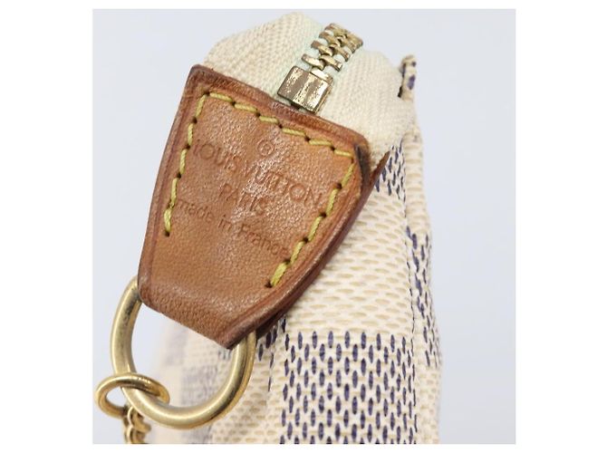 LOUIS VUITTON Damier Azur Mini Pochette Accessoires Pouch N63005 LV - vista 9