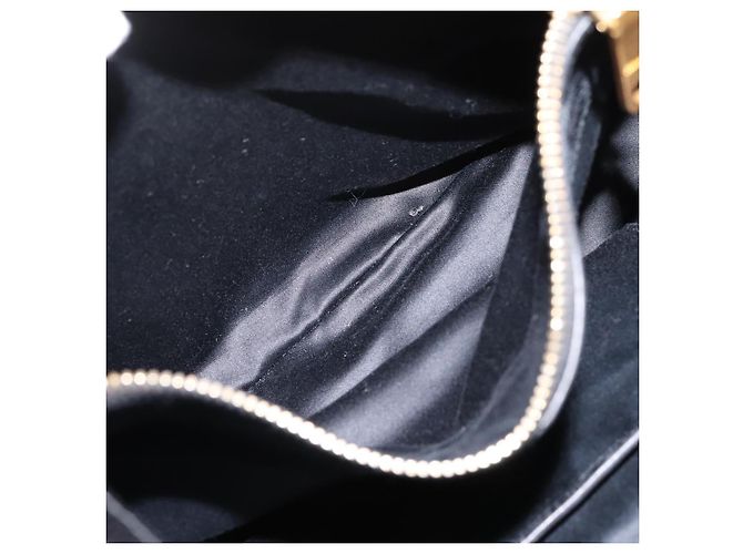 Miu Miu Hand Bag Leather 2way Black Gold - vista 26