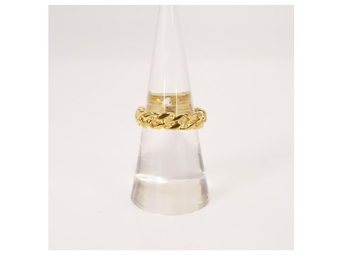 Christian Dior Claire Dilune Ring, vergoldet mit Strasssteinen - Ansicht 5