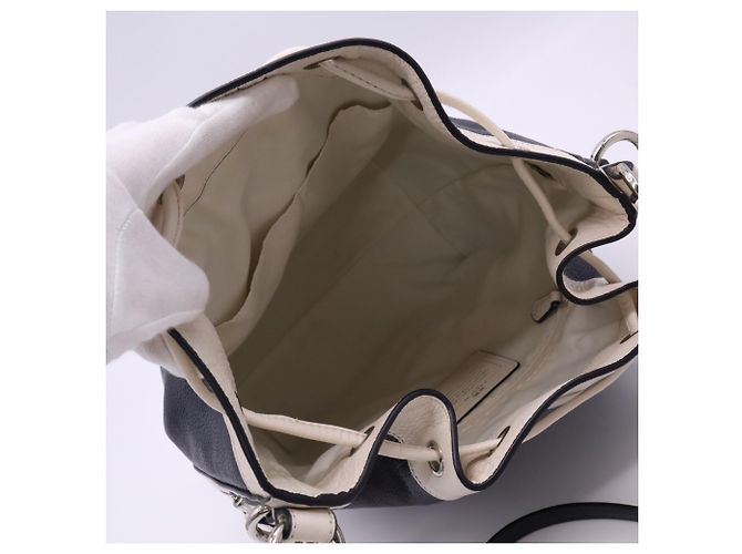 Borsa a tracolla COACH Leather Mickey Drawstring Spectator - vista 12