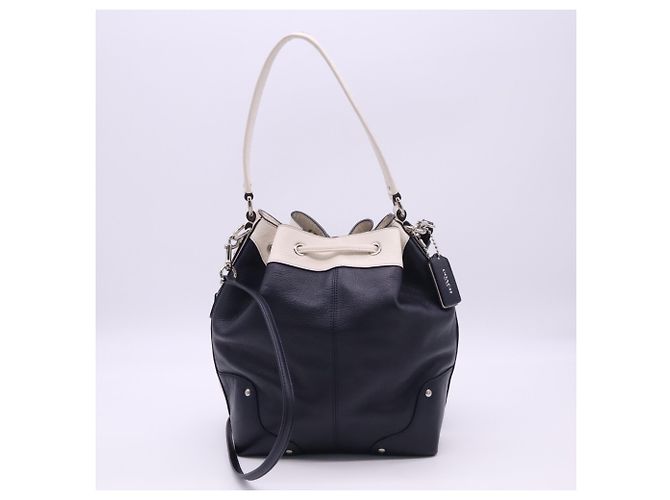 Borsa a tracolla COACH Leather Mickey Drawstring Spectator - vista 2