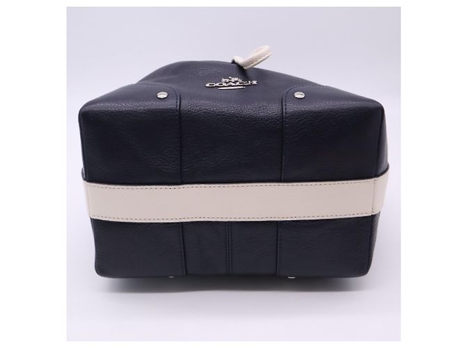 Borsa a tracolla COACH Leather Mickey Drawstring Spectator - vista 9