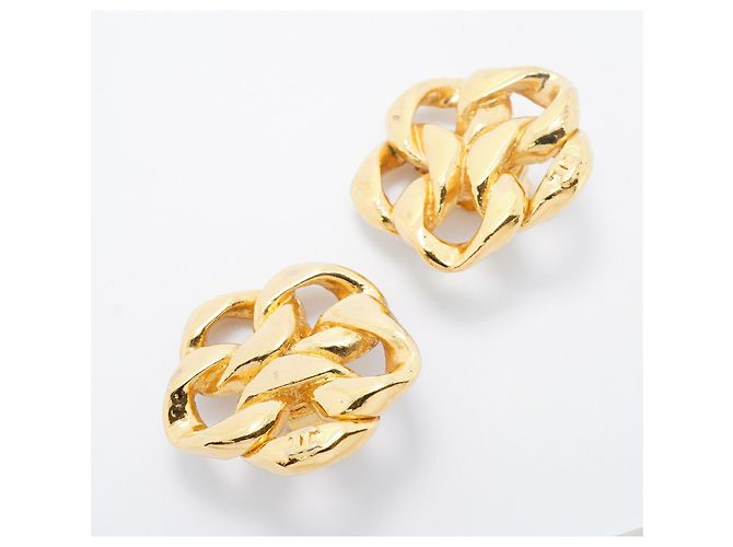 Orecchini a clip Chanel placcati in oro - vista 2