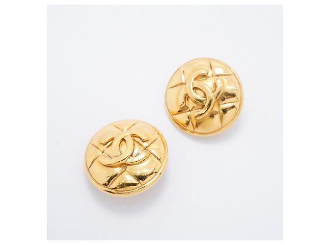 Orecchini a clip placcati oro Chanel - vista 2
