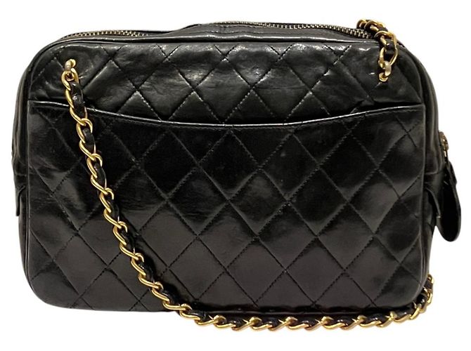 Borsa a tracolla Chanel Matelassé in pelle d'agnello - vista 2