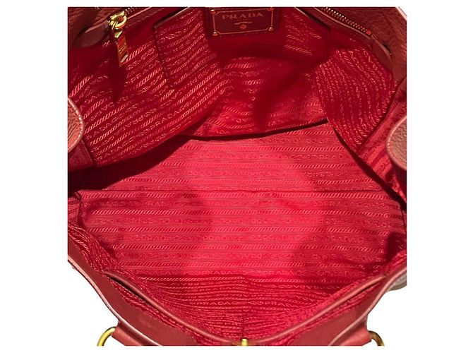 Prada Shopper aus Vitello Daino Leder - Ansicht 6