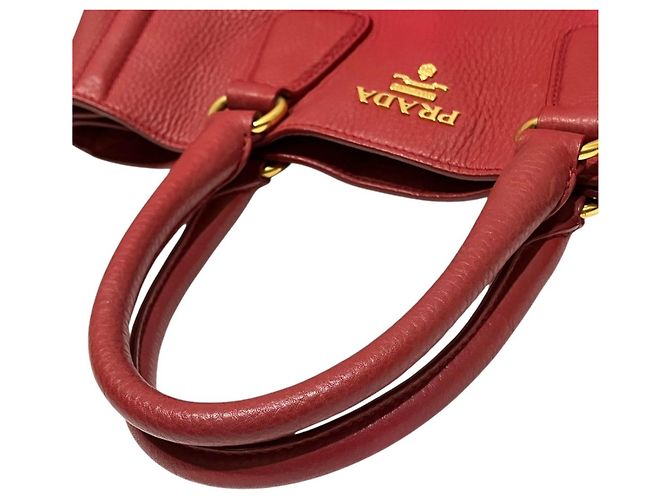 Prada Shopper aus Vitello Daino Leder - Ansicht 9
