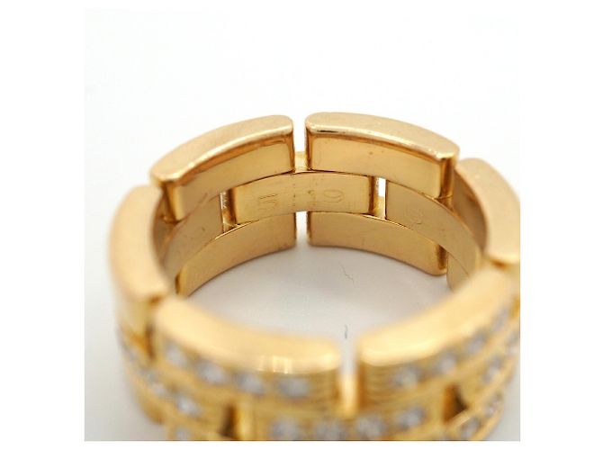 Anello Cartier Maillon Panthère in oro giallo 18K - vista 10