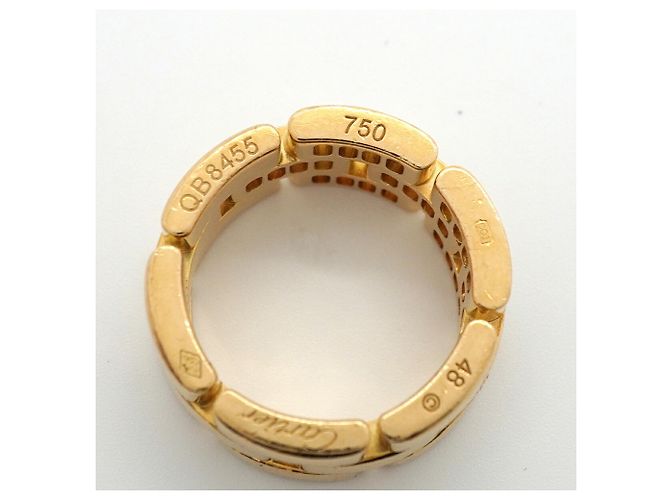 Anello Cartier Maillon Panthère in oro giallo 18K - vista 5