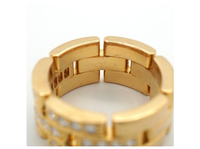 Anello Cartier Maillon Panthère in oro giallo 18K - vista 8