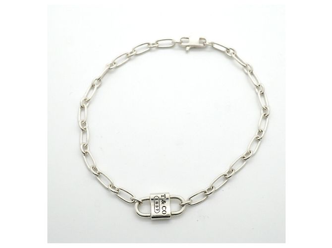 Autre Marque Bracciale con charm Tiffany & Co. 1837 Double Lock - vista 3