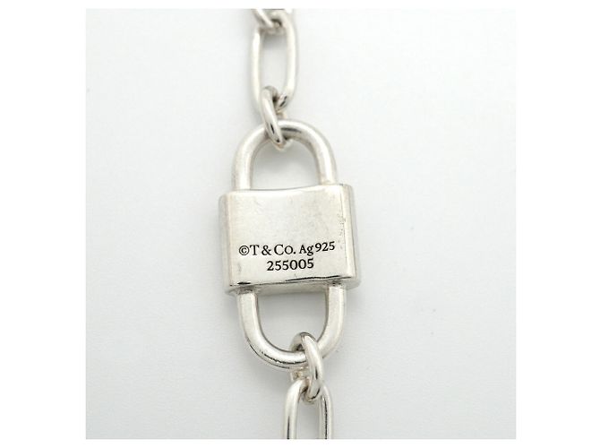 Autre Marque Bracciale con charm Tiffany & Co. 1837 Double Lock - vista 6