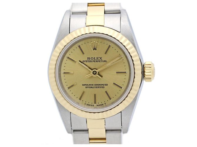 Rolex Oyster Perpetual 67193 Damenuhr - Ansicht 2
