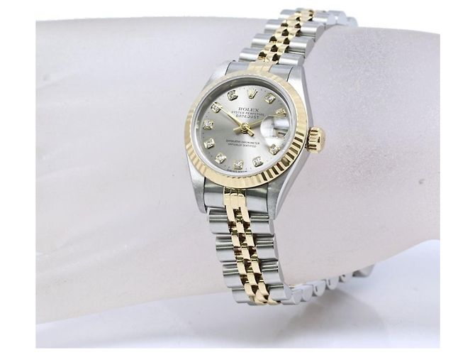 Rolex Datejust 10P Diamond Damenuhr - Ansicht 7
