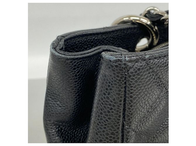 Saco Tote Chanel em couro de bezerro grão preto - vista 7